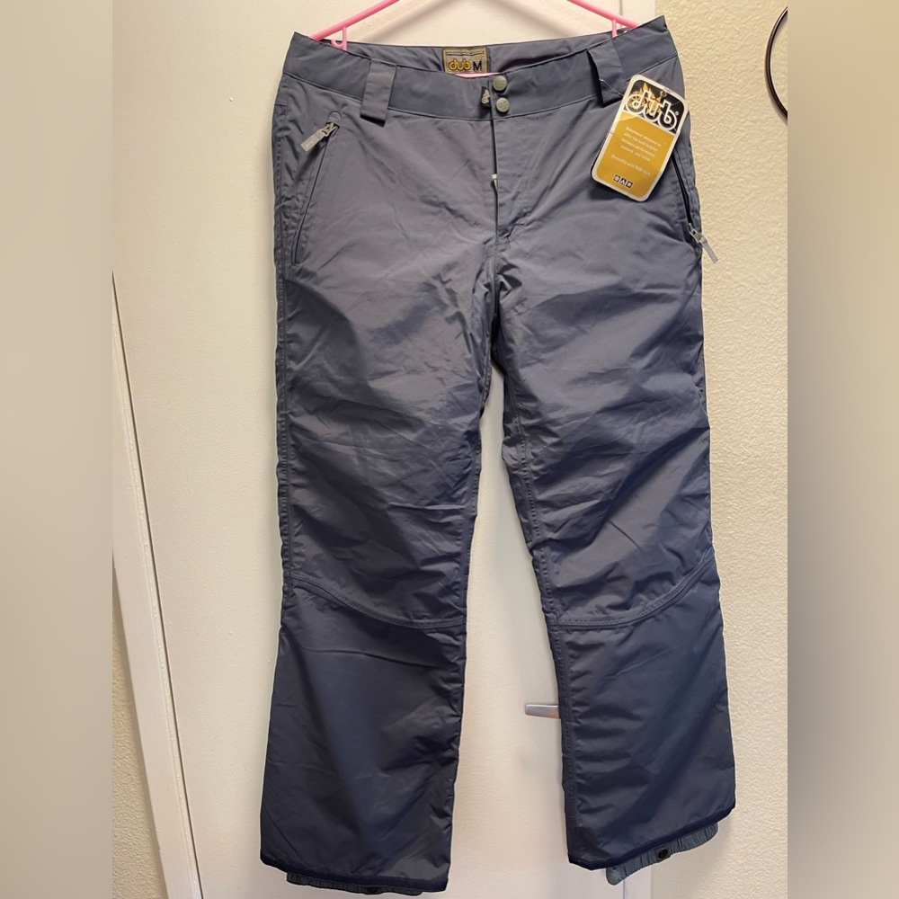 Dub Brand weather-gear women’s snow pants ski snowboarding size M ,grey